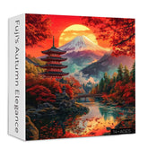 Fuji's Autumn Elegance Jigsaw Puzzle 1000 Pieces